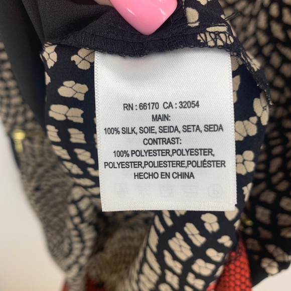 Anthropologie Kachel Silk Lace Print Shift Mini Dress Sz 2P - Picture 11 of 14